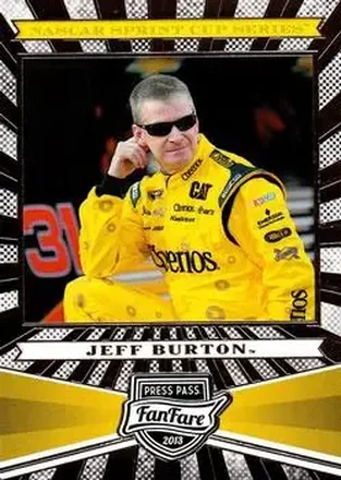 2013 Press Pass Fanfare #9 - Jeff Burton - Richard Childress Racing