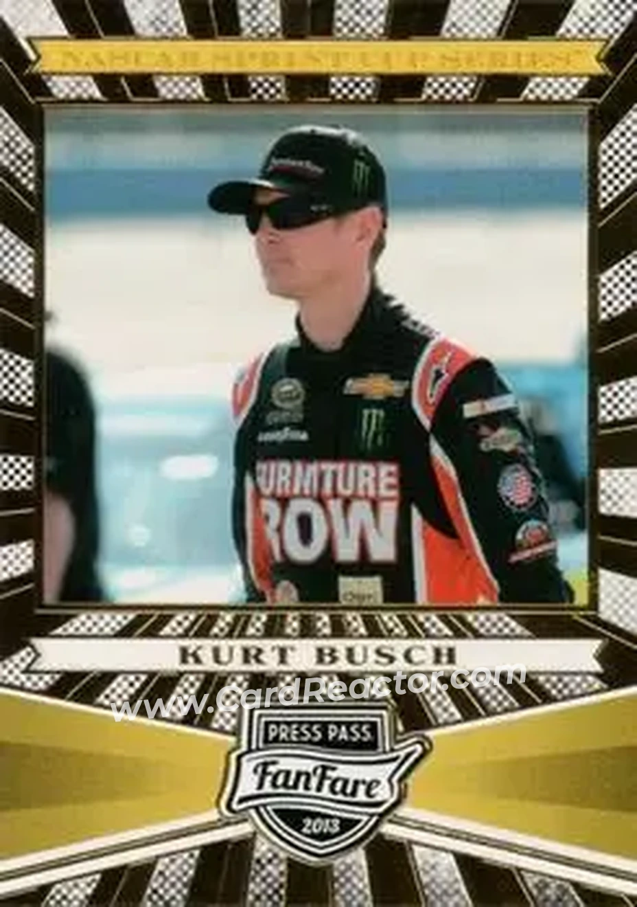 2013 Press Pass Fanfare #11 - Kurt Busch - Furniture Row Racing - Front