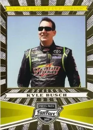 2013 Press Pass Fanfare #13 - Kyle Busch - Joe Gibbs Racing