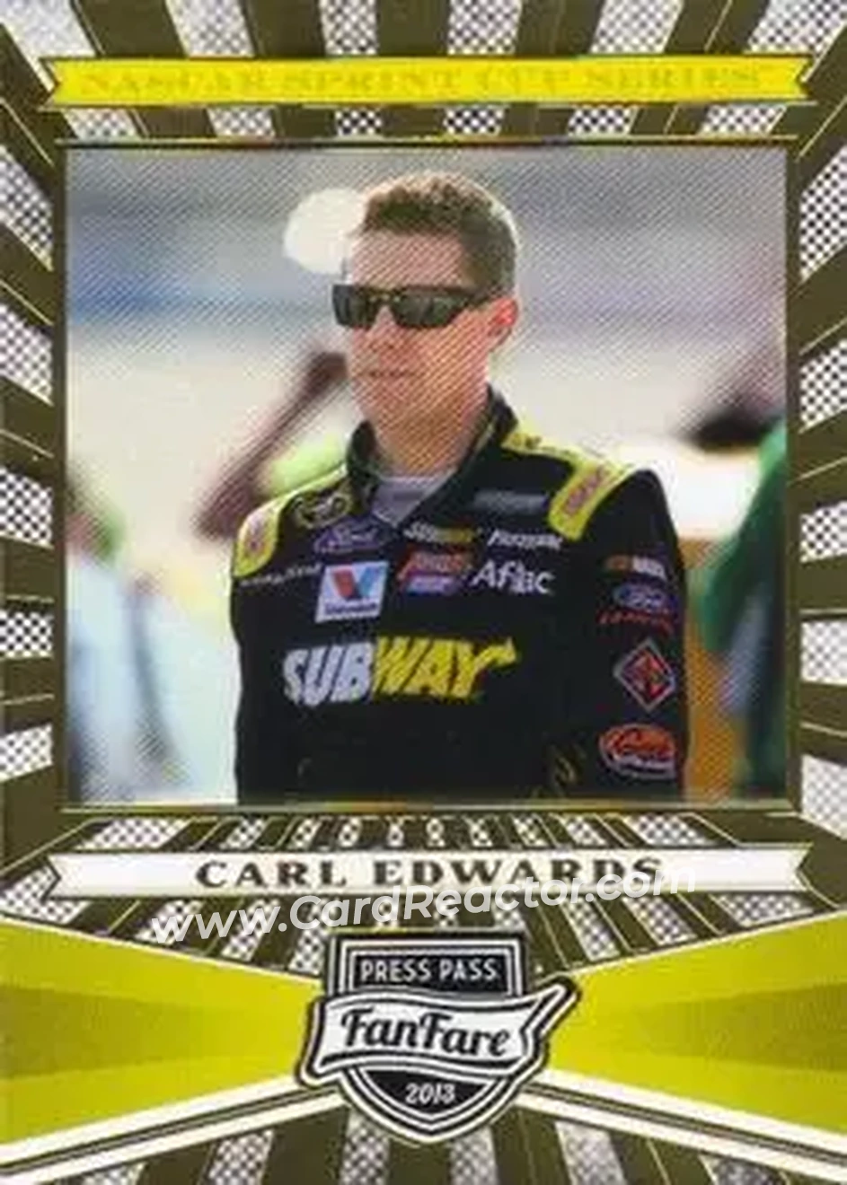 2013 Press Pass Fanfare #17 - Carl Edwards - Roush Fenway Racing - Front