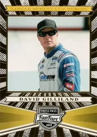 2013 Press Pass Fanfare #18 David Gilliland