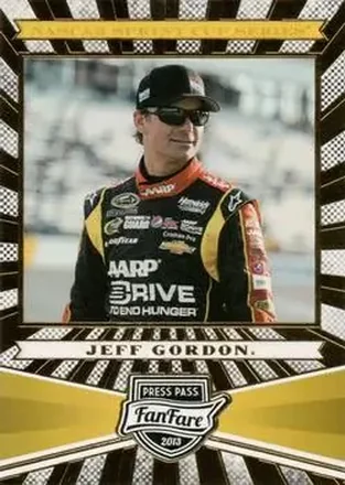 2013 Press Pass Fanfare #19 - Jeff Gordon - Hendrick Motorsports