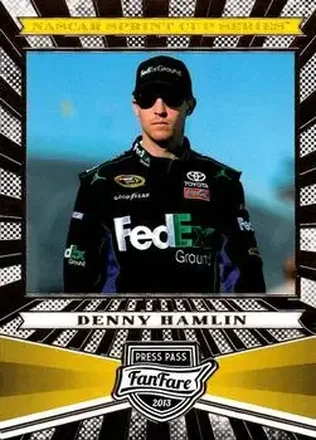 2013 Press Pass Fanfare #21 - Denny Hamlin - Joe Gibbs Racing