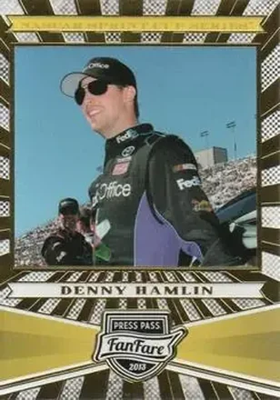 2013 Press Pass Fanfare #22 - Denny Hamlin - Joe Gibbs Racing