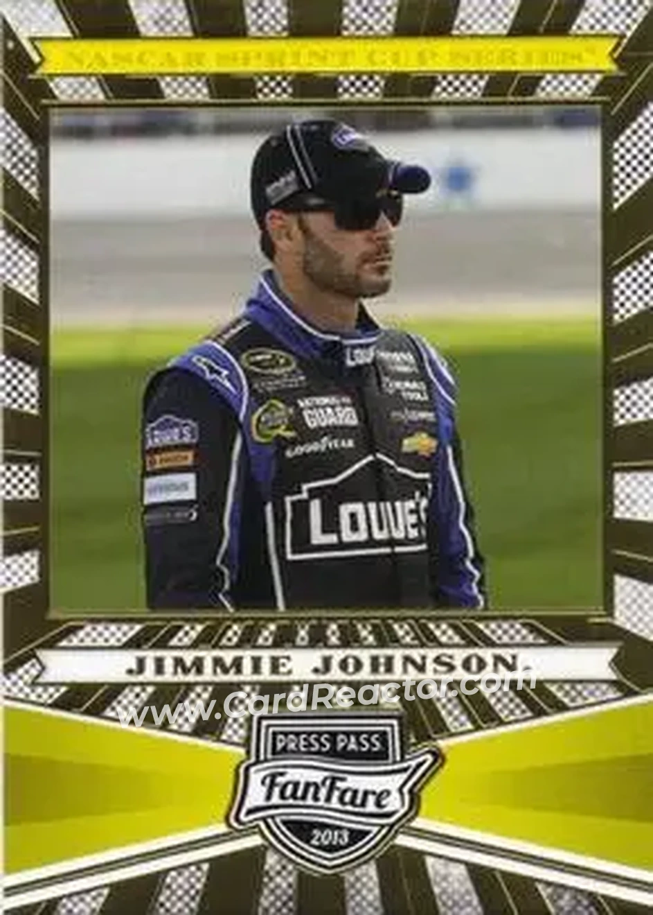 2013 Press Pass Fanfare #25 - Jimmie Johnson - Hendrick Motorsports - Front