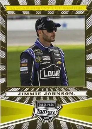 2013 Press Pass Fanfare #25 Jimmie Johnson