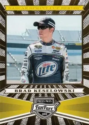 2013 Press Pass Fanfare #30 - Brad Keselowski - Penske Racing South
