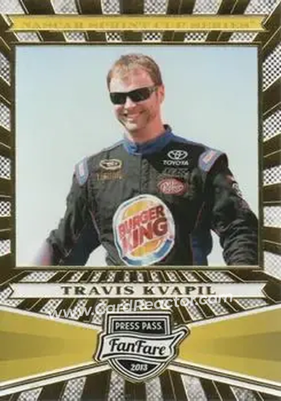 2013 Press Pass Fanfare #32 - Travis Kvapil - BK Racing - Front