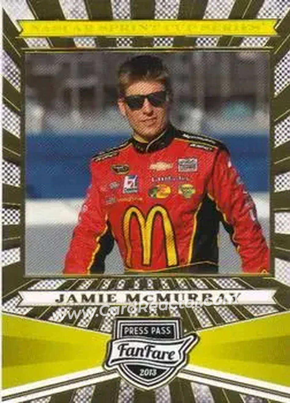 2013 Press Pass Fanfare #39 - Jamie McMurray - Earnhardt-Ganassi Racing - Front