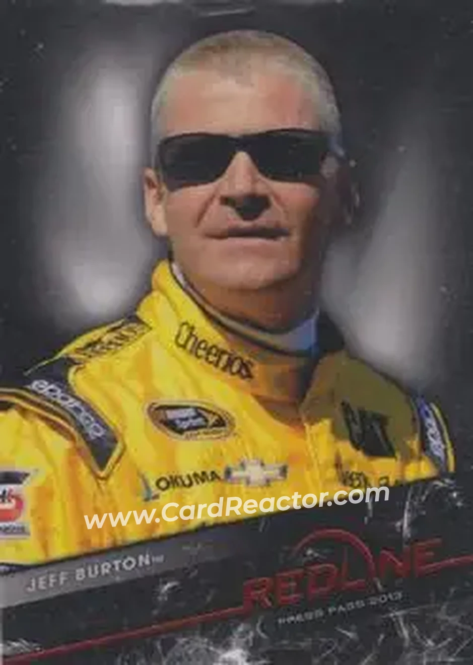 2013 Press Pass Redline #10 - Jeff Burton - Richard Childress Racing - Front