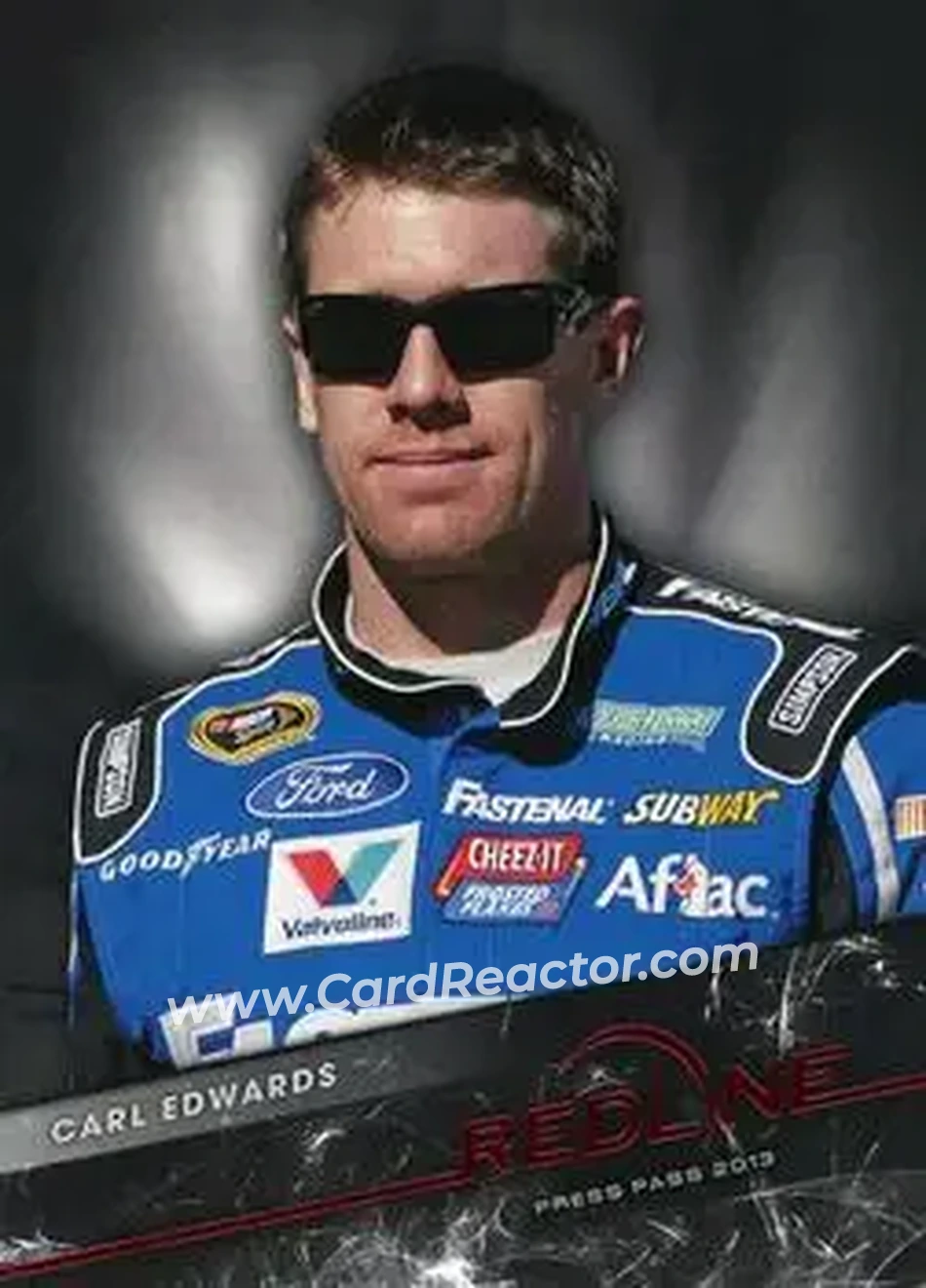 2013 Press Pass Redline #15 - Carl Edwards - Roush Fenway Racing - Front