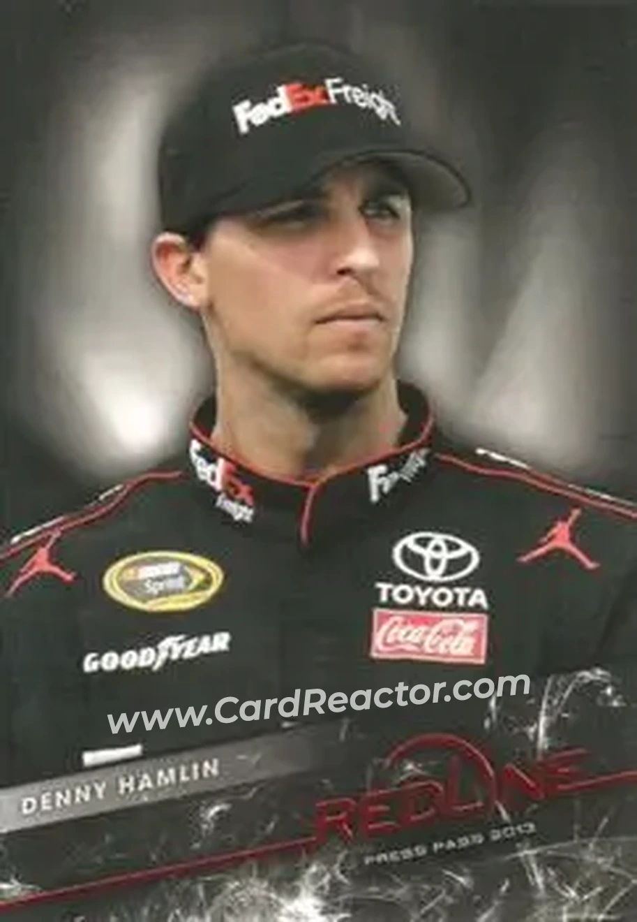 2013 Press Pass Redline #20 - Denny Hamlin - Joe Gibbs Racing - Front