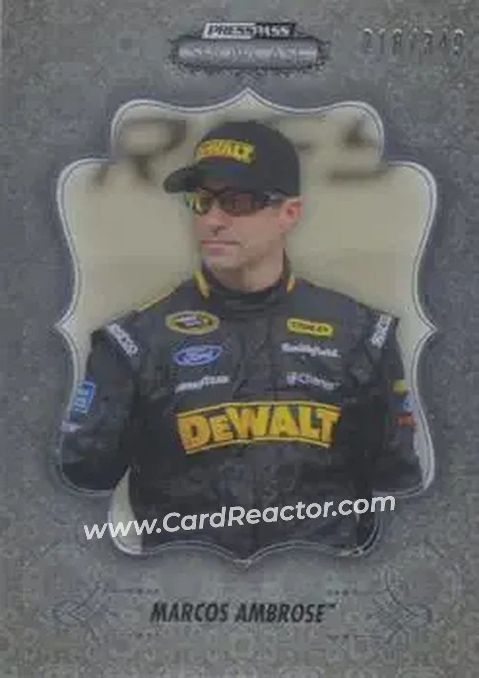 2013 Press Pass Showcase #1 - Marcos Ambrose - Richard Petty Motorsports - Front