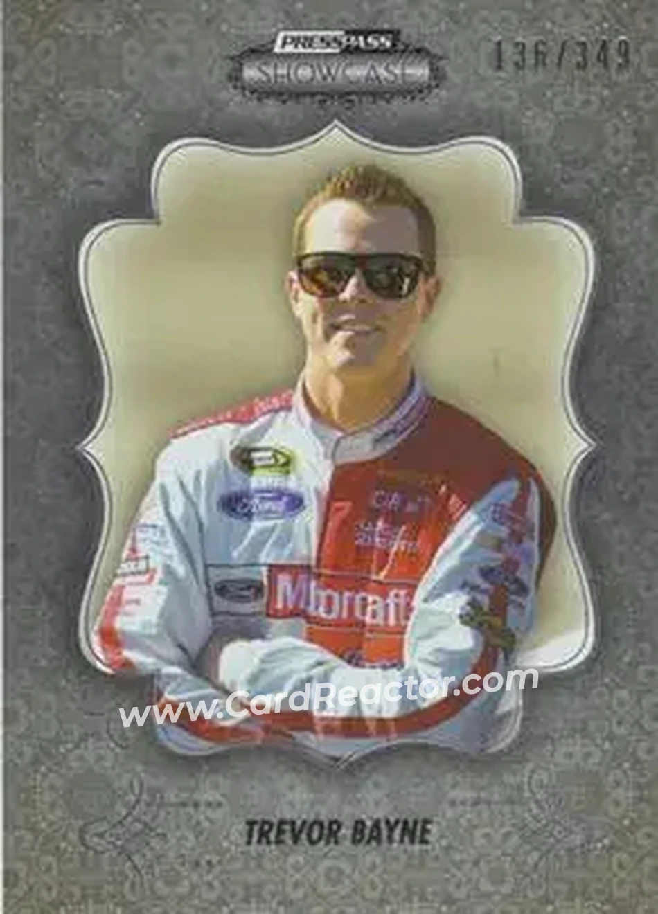 2013 Press Pass Showcase #2 - Trevor Bayne - Wood Brothers Racing - Front