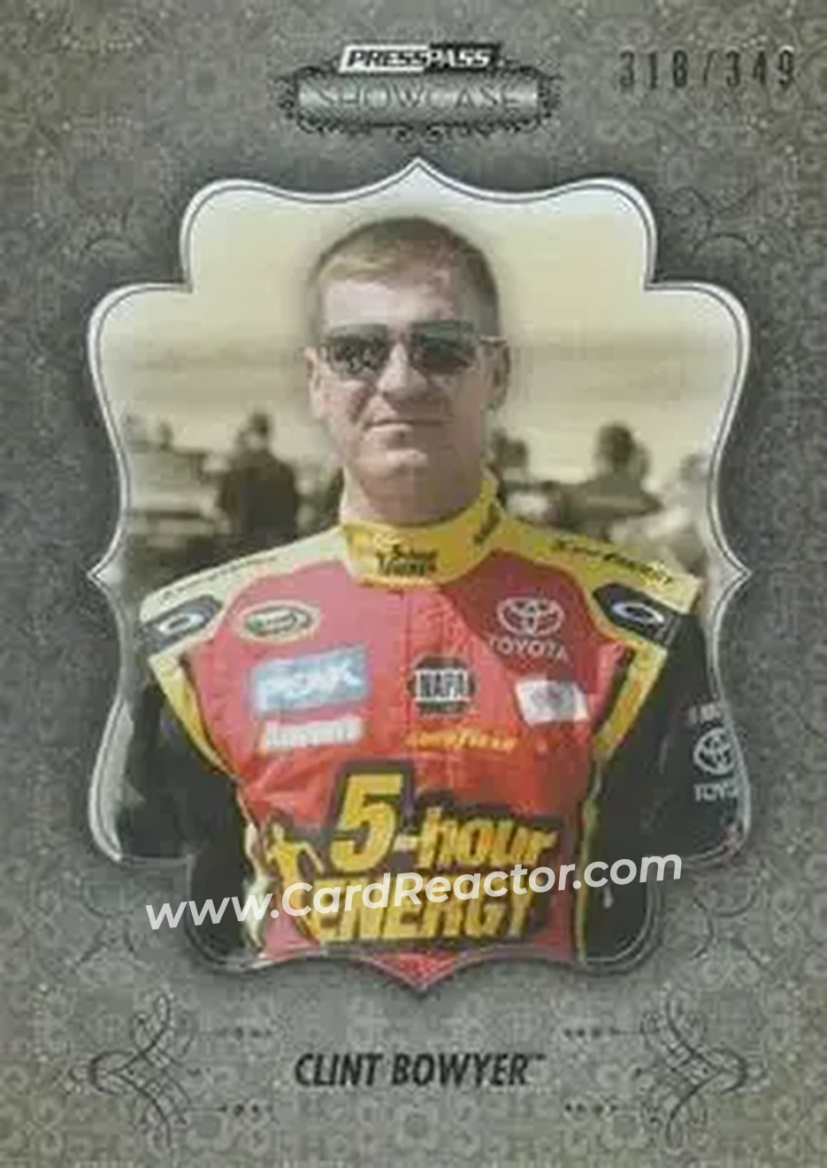 2013 Press Pass Showcase #4 - Clint Bowyer - Michael Waltrip Racing - Front