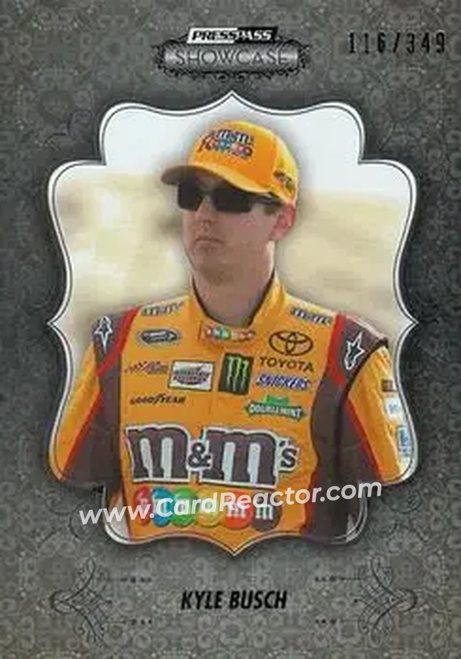 2013 Press Pass Showcase #7 - Kyle Busch - Joe Gibbs Racing - Front