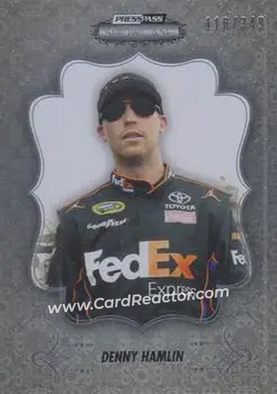 2013 Press Pass Showcase #11 - Denny Hamlin - Joe Gibbs Racing - Front