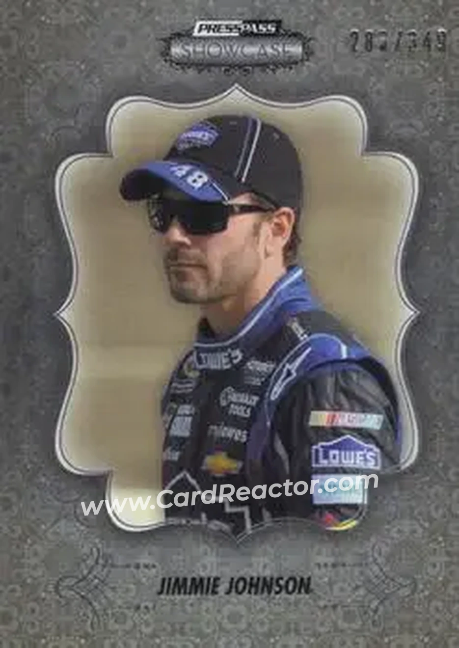 2013 Press Pass Showcase #13 - Jimmie Johnson - Hendrick Motorsports - Front