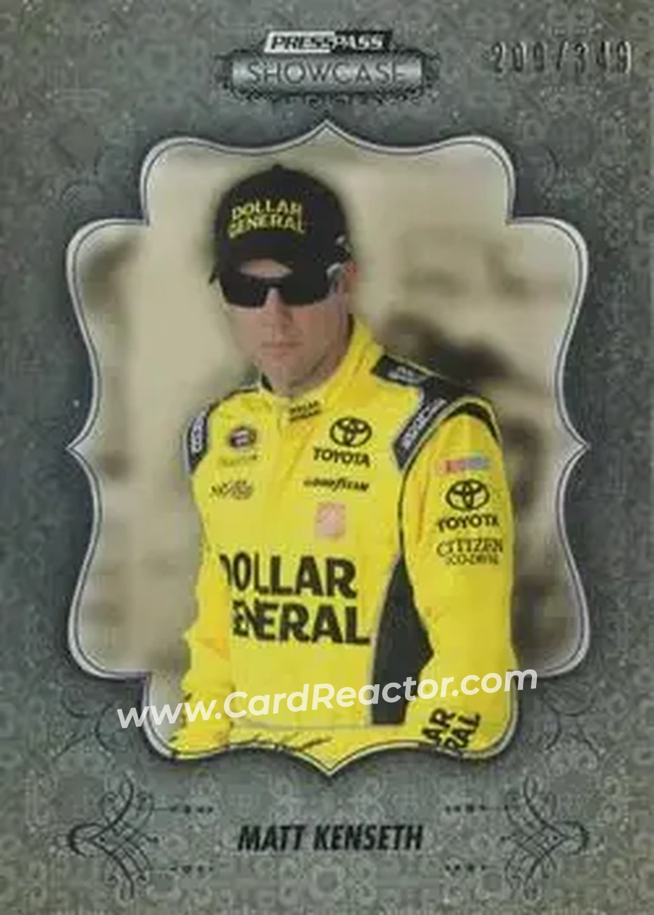 2013 Press Pass Showcase #15 - Matt Kenseth - Joe Gibbs Racing - Front