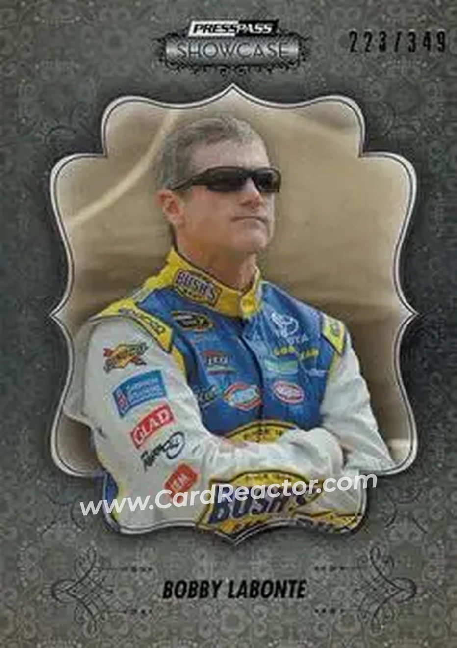 2013 Press Pass Showcase #17 - Bobby Labonte - JTG Daugherty Racing - Front