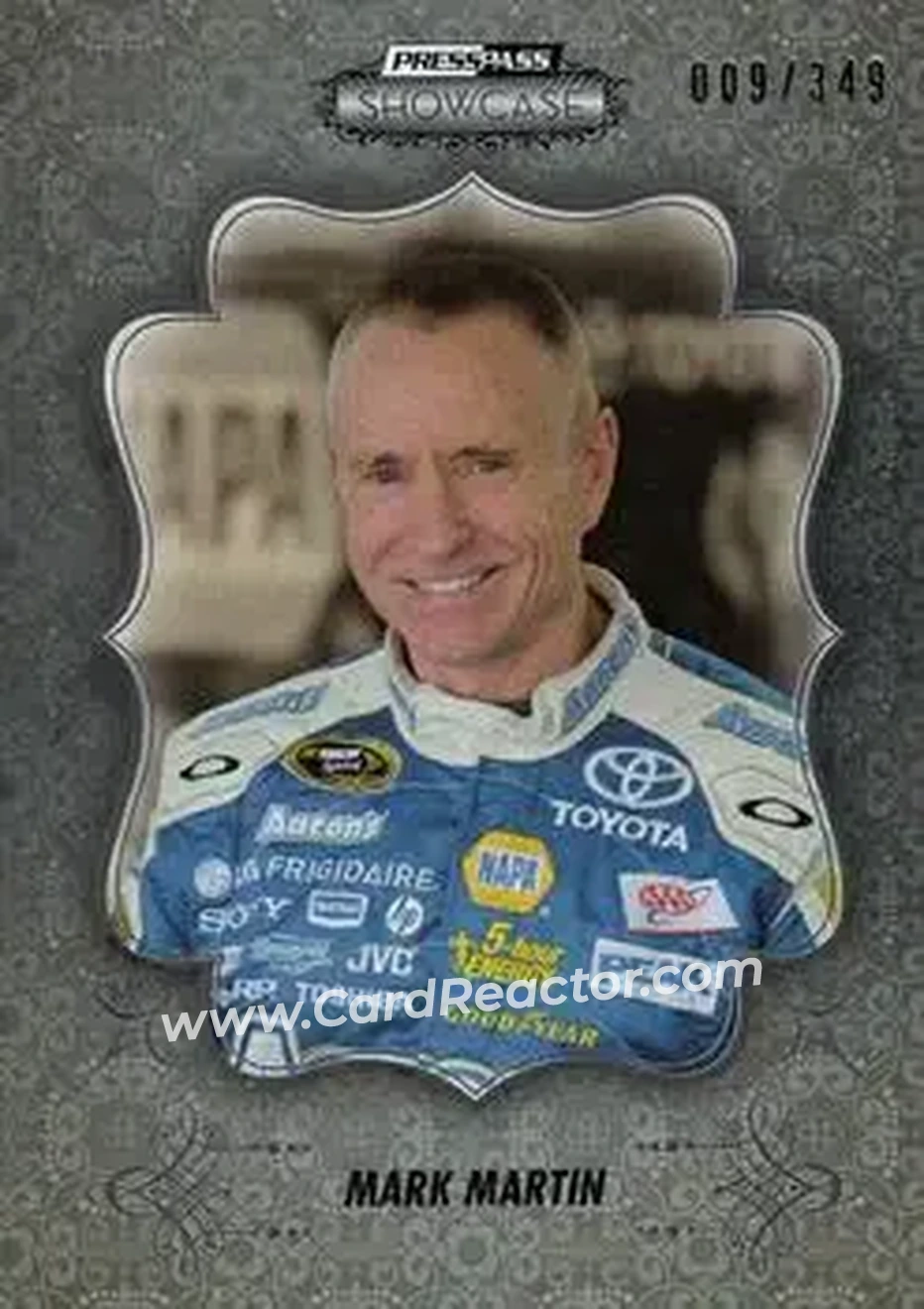 2013 Press Pass Showcase #19 - Mark Martin - Michael Waltrip Racing - Front