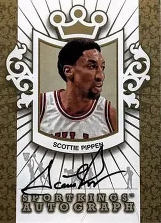 2013 Sportkings Series F - Autographs Gold #A-SP2 - Scottie Pippen