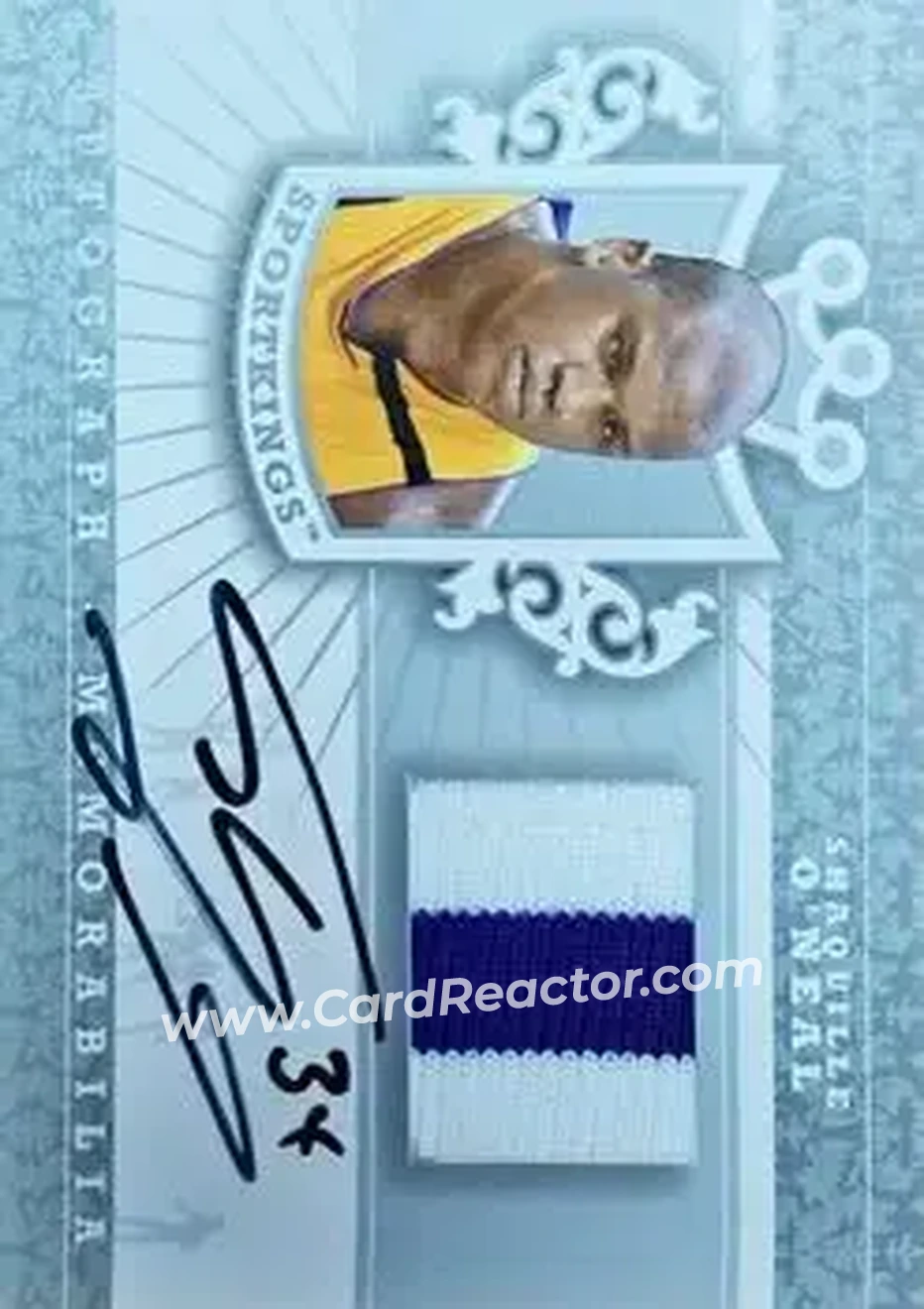 2013 Sportkings Series F - Autograph Memorabilia Silver #AM-SO2 - Shaquille O'Neal - Front