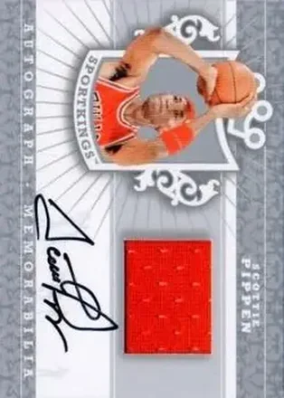2013 Sportkings Series F #AM-SP1 Autograph Memorabilia Silver Scottie Pippen