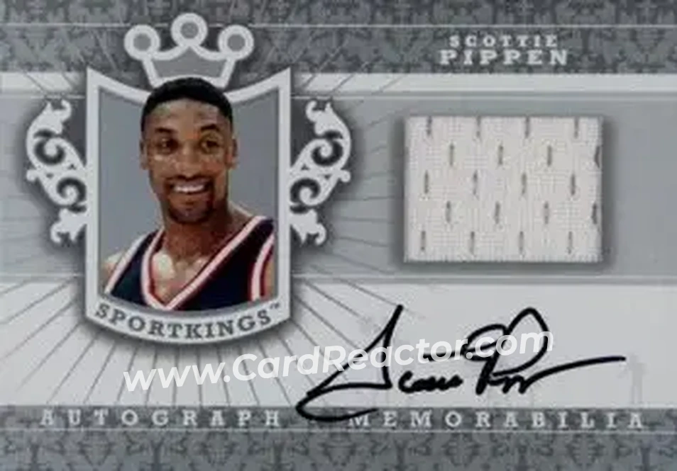 2013 Sportkings Series F - Autograph Memorabilia Silver #AM-SP2 - Scottie Pippen - Front 2013 Sportkings Series F - Autograph Memorabilia Silver #AM-SP2 - Scottie Pippen - Front