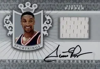 2013 Sportkings Series F - Autograph Memorabilia Silver #AM-SP2 - Scottie Pippen