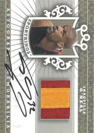 2013 Sportkings Series F - Autograph Memorabilia Gold #AM-SO3 - Shaquille O'Neal