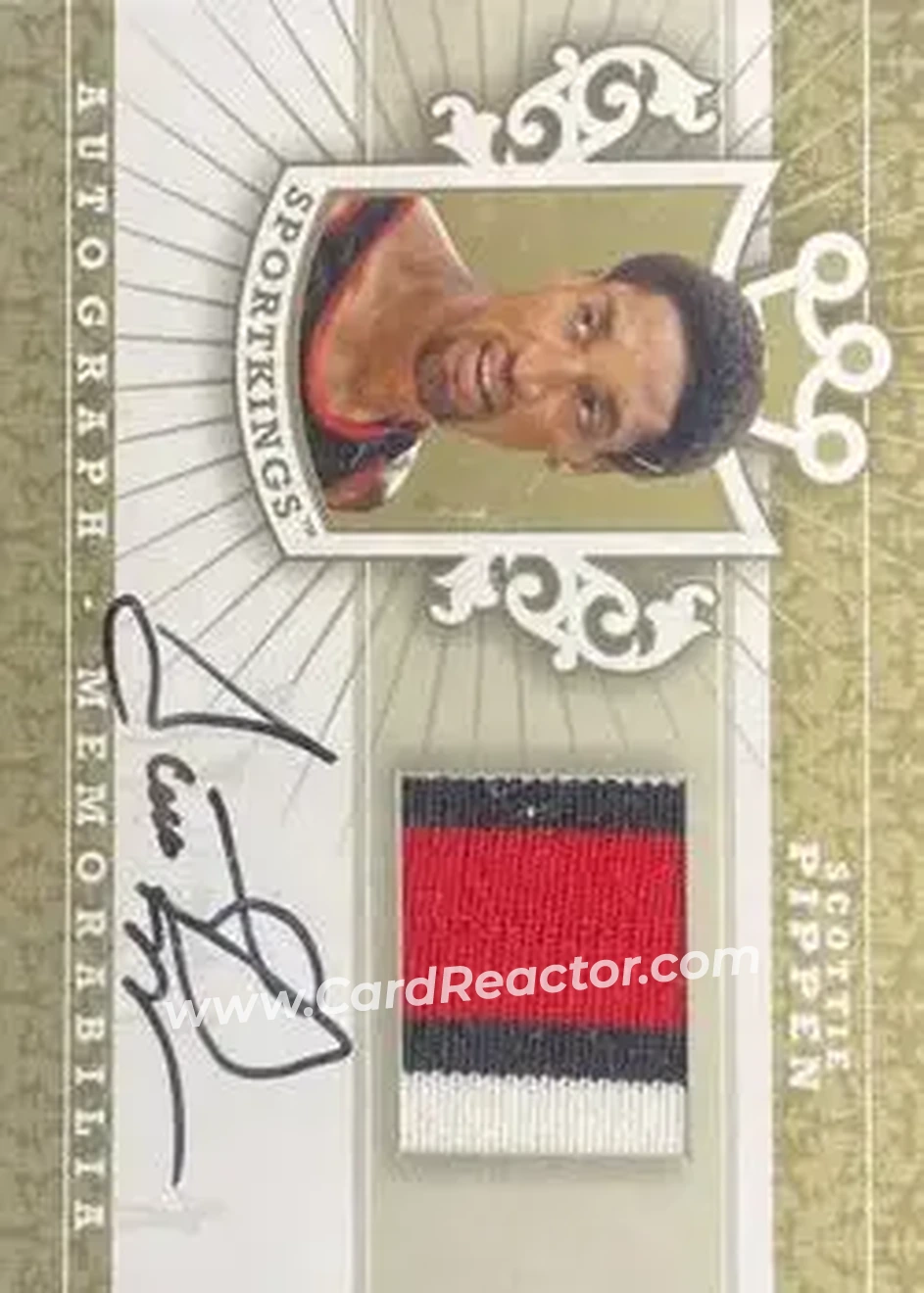 2013 Sportkings Series F - Autograph Memorabilia Gold #AM-SP3 - Scottie Pippen - Front 2013 Sportkings Series F - Autograph Memorabilia Gold #AM-SP3 - Scottie Pippen - Front