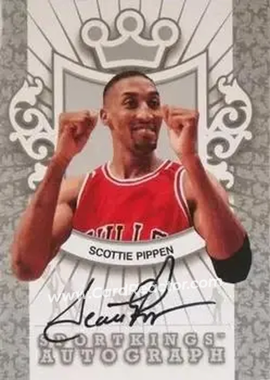 2013 Sportkings Series F - Autographs Silver #A-SP1 - Scottie Pippen - Front 2013 Sportkings Series F - Autographs Silver #A-SP1 - Scottie Pippen - Front