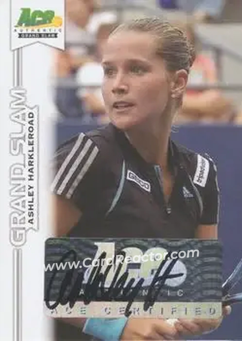 2013 Leaf Ace Authentic Grand Slam #BA-AH1 - Ashley Harkleroad - Front
