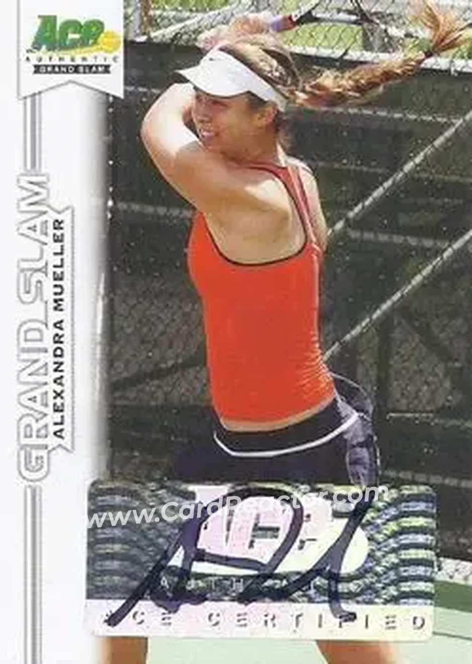 2013 Leaf Ace Authentic Grand Slam #BA-AM2 - Alexandra Mueller - Front