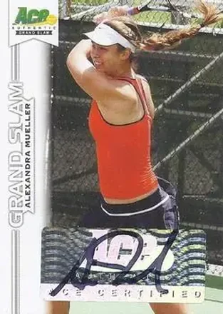 2013 Leaf Ace Authentic Grand Slam #BA-AM2 Alexandra Mueller