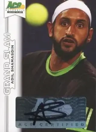 2013 Leaf Ace Authentic Grand Slam #BA-AS1 Adil Shamasdin