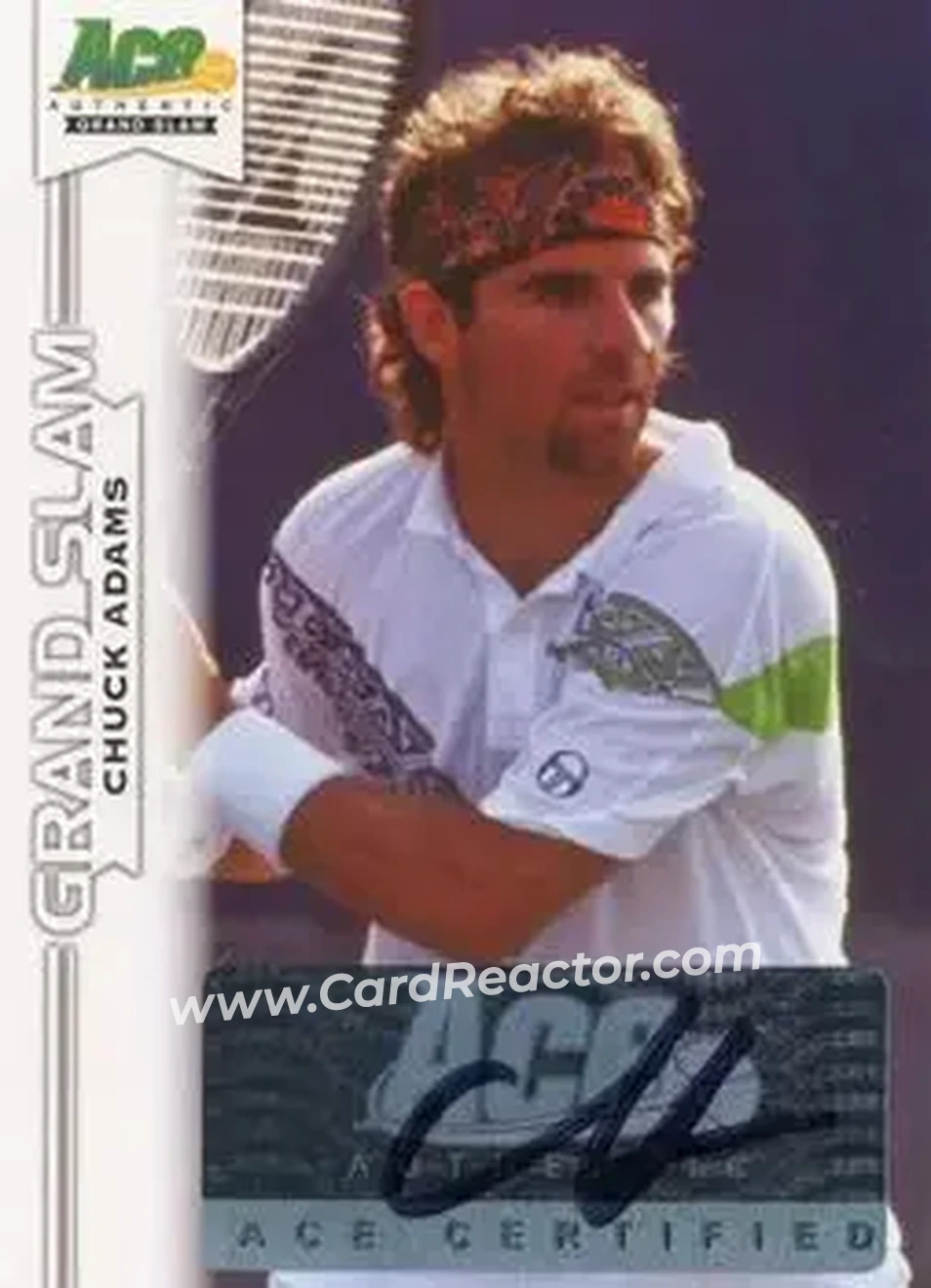 2013 Leaf Ace Authentic Grand Slam #BA-CA1 - Chuck Adams - Front