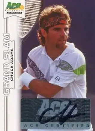 2013 Leaf Ace Authentic Grand Slam #BA-CA1 - Chuck Adams