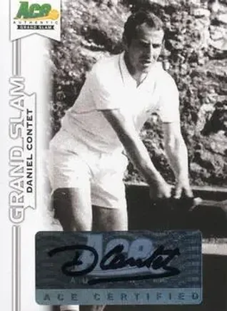 2013 Leaf Ace Authentic Grand Slam #BA-DC2 - Daniel Contet