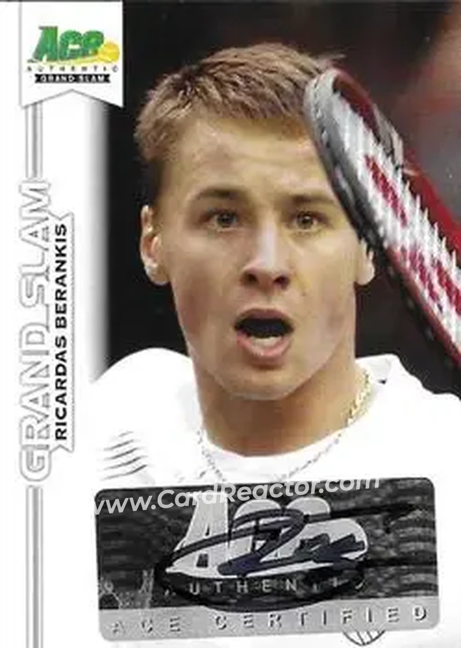 2013 Leaf Ace Authentic Grand Slam #BA-RB1 - Ricardas Berankis