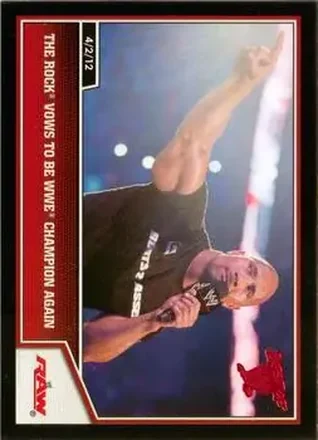 2013 Topps Best of WWE #1 The Rock
