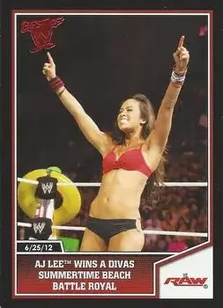2013 Topps Best of WWE #21 AJ Lee