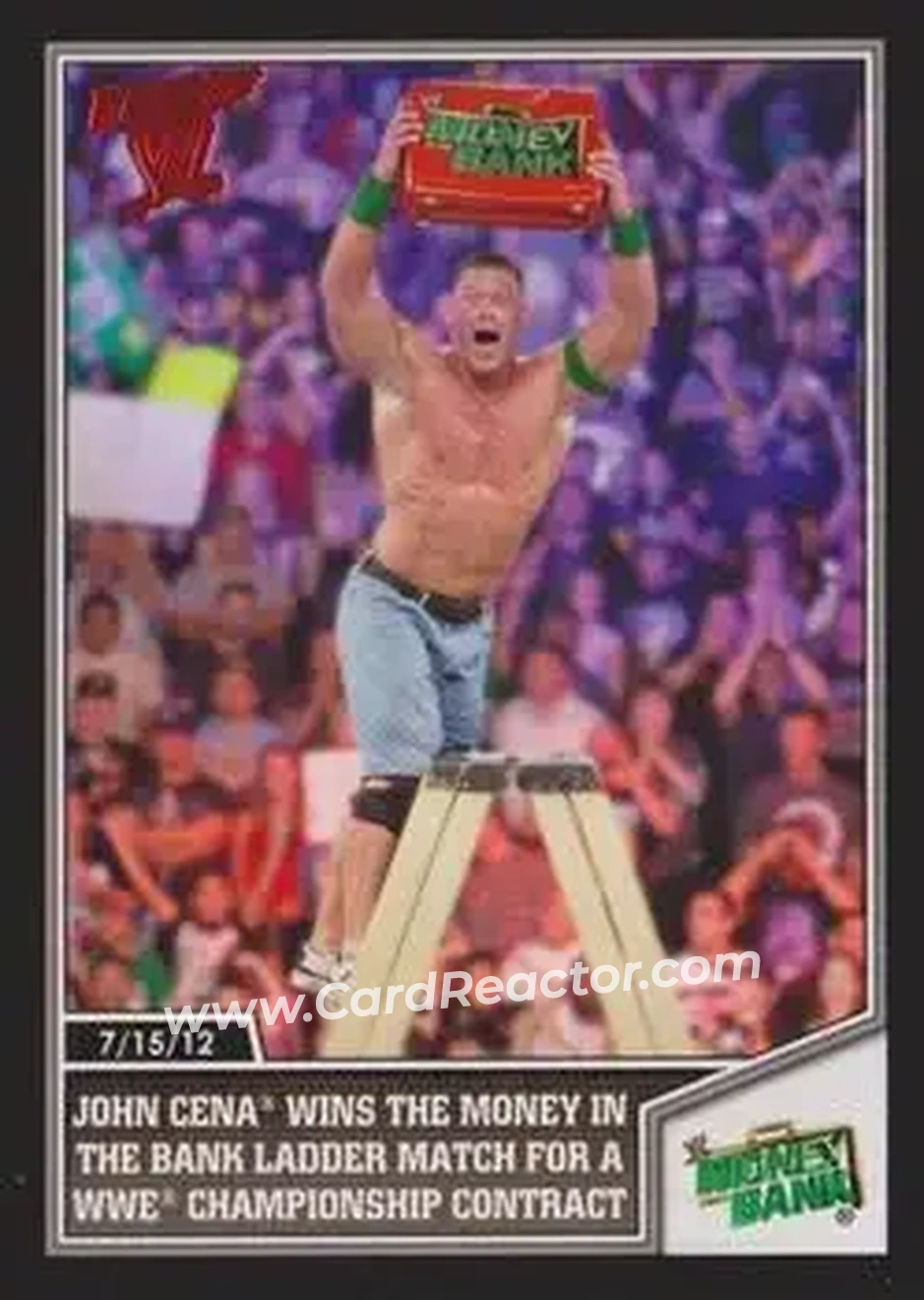 2013 Topps Best of WWE #25 - John Cena - Front