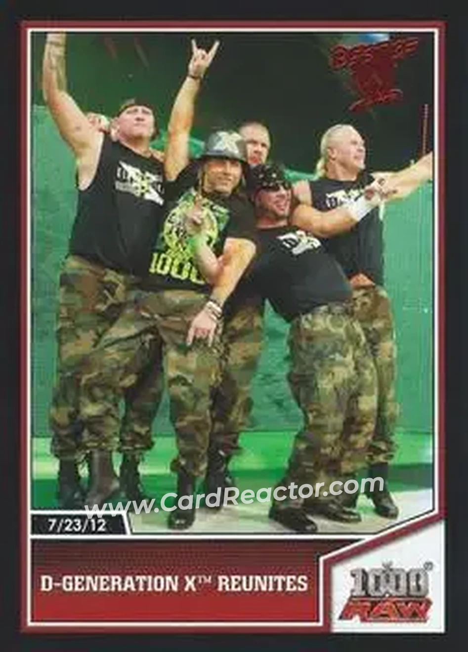2013 Topps Best of WWE #27 - D Generation X Reunites - Front