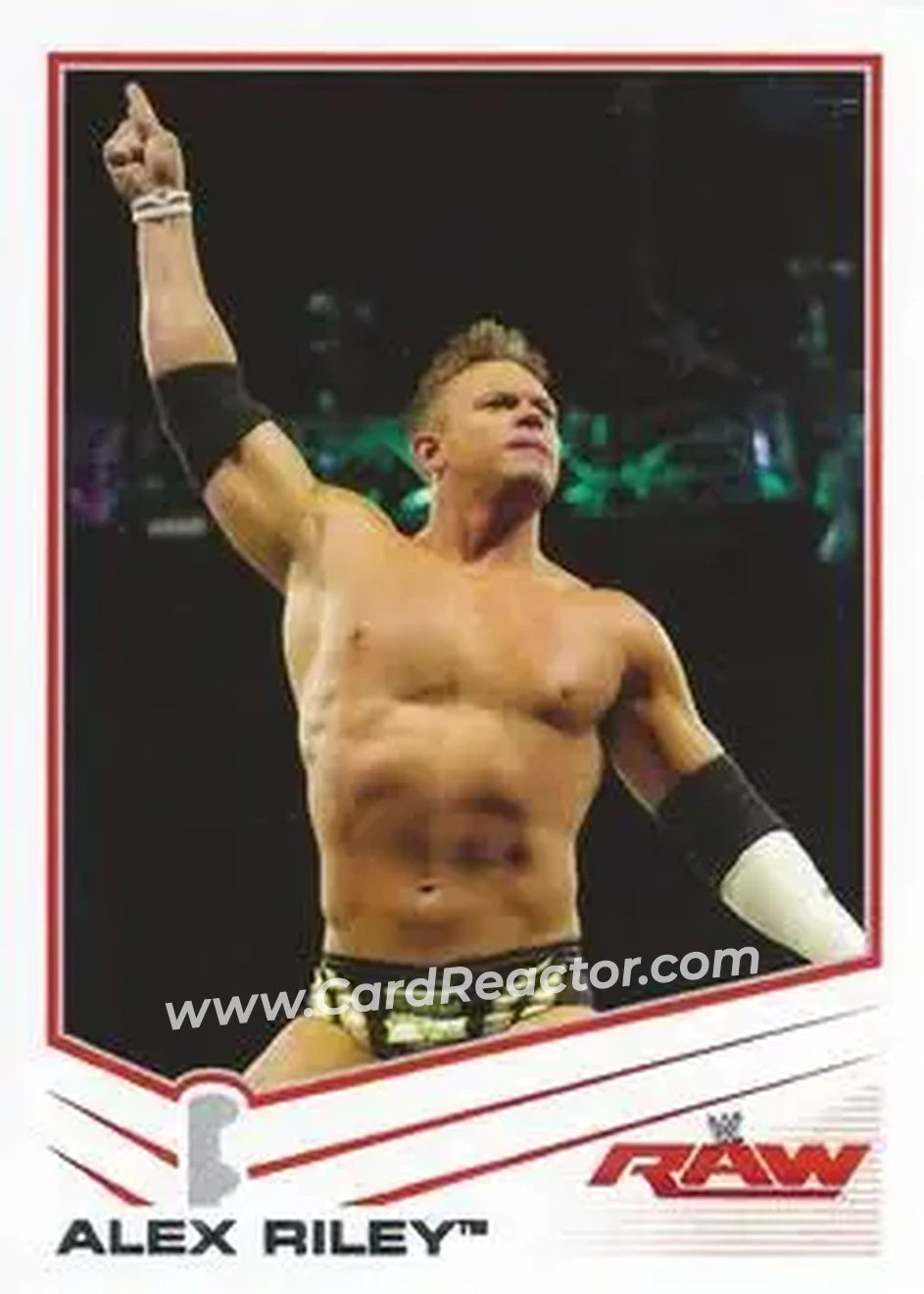 2013 Topps WWE #2 - Alex Riley - Front