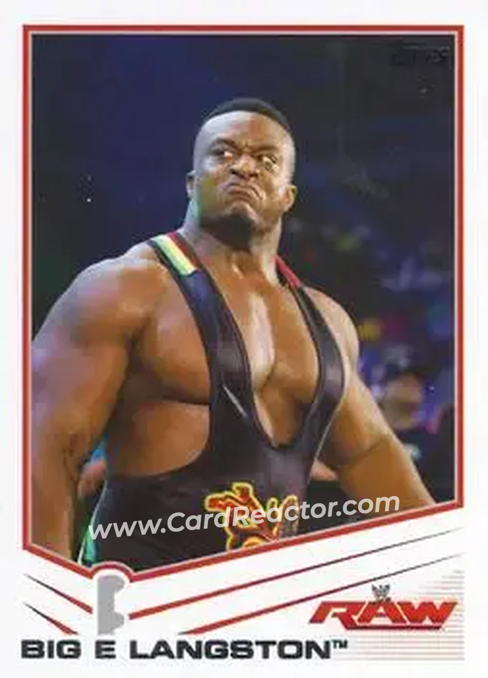 2013 Topps WWE #3 - Big E - Front