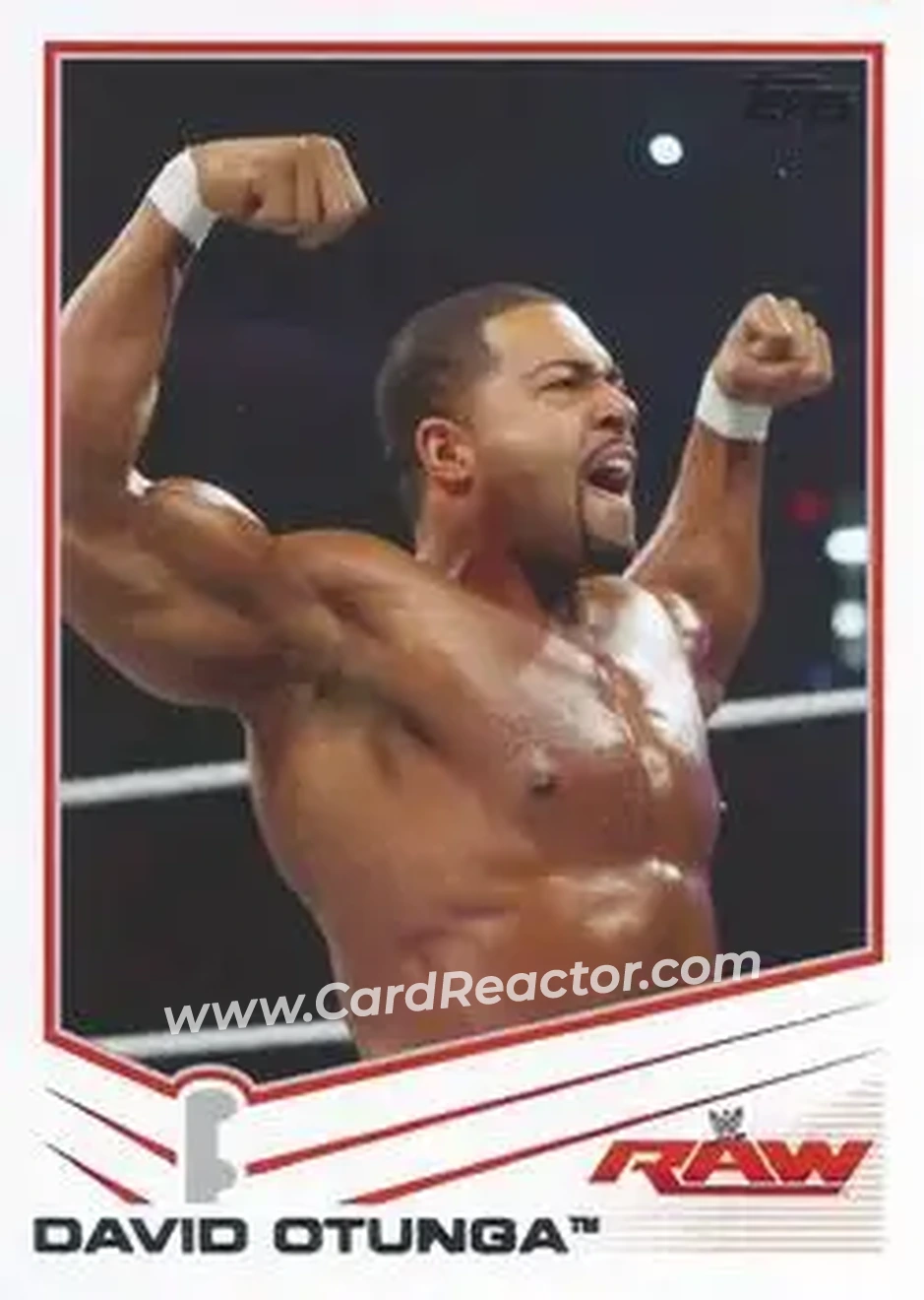 2013 Topps WWE #10 - David Otunga - Front