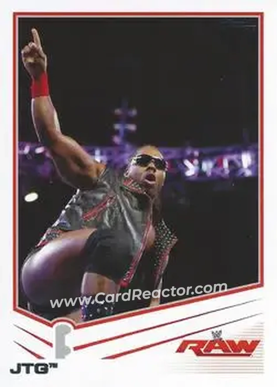 2013 Topps WWE #19 - JTG - Front