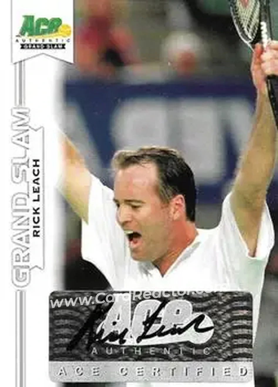 2013 Leaf Ace Authentic Grand Slam #BA-RL1 - Rick Leach - Front 2013 Leaf Ace Authentic Grand Slam #BA-RL1 - Rick Leach - Front